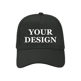 TOPTIE Custom Printing 5 Panel Trucker Cap Personalized Baseball Cap for Men Women
