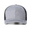 TOPTIE Mens 2-Tone Snapback Heather Grey Trucker Hat Mesh Back 6-Panel Snapback Baseball Cap