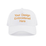 TOPTIE Custom Embroidery 5 Panel Mid Profile Mesh Back Trucker Hat Cotton Twill Adjustable Snapback Cap
