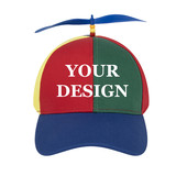 TOPTIE Custom Printing/Embroidery Propeller Cap Adult Unisex Baseball Cap Creative Multi-Color Helicopter