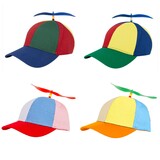TOPTIE Propeller Hat Kids Unisex Baseball Cap Colorful Outdoor Hat Toy Detachable