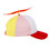 TOPTIE Propeller Hat Kids Unisex Baseball Cap Colorful Outdoor Hat Toy Detachable