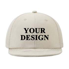 TOPTIE Custom Printing Short Brim Baseball Cap Cotton Snapack Caps Adjustable Sun Hat