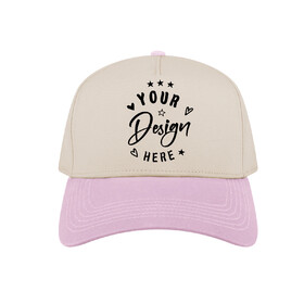 TOPTIE Custom Kids 5 Panel Trucker Cap Sun Hat Youth 1-5 Years Old Printed/Embroidered