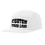 TOPTIE Custom 5 Panel Trucker Cap Flat Bill Mesh Back Adjustable Buckle Embroidery/Printed