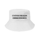 TOPTIE Personalized Custom Embroidery Kids Sun Hat UV Sun Protection Bucket Hat for Boys Girls