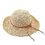 TOPTIE Women's Foladable Bohemia Wide Brim Crocheted Straw Hat Summer Beach Sun Cap, Price/piece