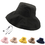 Opromo Women's UPF 50+ Wide Fold-up Brim Sun Hat Summer Cotton Linen Bucket Hat, Price/piece