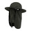 TOPTIE Unisex Summer Outdoor Wide Brim Mesh Bucket Sun Hat Adjustable Neck&Face Flap Cap Fishing Boonie Hat w/ Face Cover