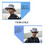 TOPTIE Mens Wide Brim Mesh Bucket Sun Hat Adjustable Fishing Boonie Hat w/ Chin Strap Cowboy Hat
