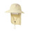 TOPTIE Unisex Quick-Dry Waterproof  Flap Sun Hat, Adjustable Boonie Hat w/ Neck Flap & Chin Strap