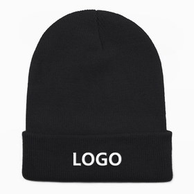 Promotional Heavy Cuffed Knit Cap with Your Design, Acrylic Material
