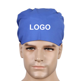 Custom Bleach Friendly Scrub Hat with Sweatband for Men Women,Adjustable Tie Back Scrub Cap Doctors Hat