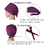 TOPTIE Custom Embroidery Cotton Scrub Cap with Sweatband, Adjustable Elastic Tie Back Working Cap, One Size Multiple Color