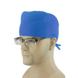 TOPTIE Unisex Cotton Scrub Cap with Sweatband and Adjustable Tie Back, Bleach Friendly Scrub Hat