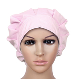 TOPTIE Solid Bouffant Scrub Cap Bouffant Scrub Hat with Sweatband Adjustable