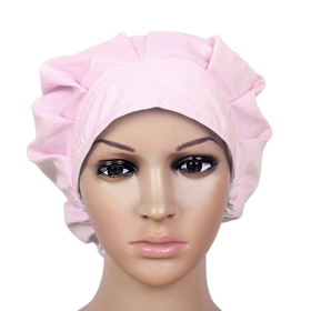 TOPTIE Bouffant Scrub Cap with Sweatband, Adjustable Tie Back Working Hat for Women Men, One Size Working Head Cover