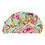 TOPTIE Bouffant Cap with Sweatband, Adjustable Scrub Cap Floral Printed Working Cap, One Size Fits All