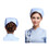 TOPTIE Custom Nurse Cap Old-Fashion White Angel Womens Button Nurse Hat, Price/piece