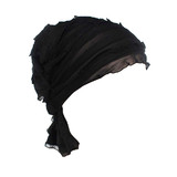 TOPTIE Women's Ruffle Turban Hat Head Beanie Scarf Cap Turban Headwear Headwrap