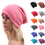 Custom Women Men Cotton Stretch Slouchy Beanies Hats Soft Sleep Cap for Hairless, Price/piece