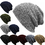 Opromo Daily Beanie Winter Slouchy Baggy Ski Hat Unisex Knit Skull Cap