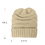 Opromo Oversized Baggy Thick Winter Beanie Hat Chunky Cable Warm Knit Beanie Cap, Price/piece