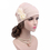 TOPTIE Women's Ruffle Chemo Turban headband Scarf Beanie Cap Hat for Cancer Patient