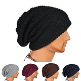 TOPTIE Winter Slouchy Knitted Beanie for Men Women,Knit Slouchy Beanie Chunky Baggy Hat