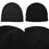 TOPTIE Custom Embroidery Men's Fleece Hat Lightweight Soft Warm Winter Beanie Skull Cap