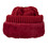 TOPTIE Custom Embroidery Fuzzy Fleece Lined Cable Knit Beanie Hat Faux Fur Pom Pom Beanie Winter Hat for Women, Price/pieces