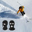 TOPTIE Ski Mask 3 Hole Balaclava, Warm Double Thermal Knitted Balaclava Warm Knit Balaclava for Adult