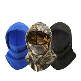 TOPTIE Thermal Fleece 6 in 1 Balaclava Hood Face Mask Neck Warmer Windproof Ski Cap