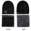 Opromo 2-Pieces Winter Beanie Hat Scarf Set Warm Knit Thick Fleece Lined Winter Hat & Scarf For Men Women, Price/piece