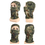 Opromo Snake Patterned Camo Balaclava Face Mask Windproof Camouflage Motorcycle Helmet, Price/piece