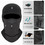 TOPTIE Winter Warm Fleece Balaclava Ski Face Mask Wind-Resistant Hood Cap Motorcycle Cycling Helmet Skull Cap