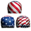 TOPTIE Flag Printed Mesh Crown Stretch Wicking Helmet Liner Cooling Cycling Motorcycle Skull Cap for Men and Women