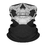 Custom Seamless Face Cover Black Motorcycle Mask Balaclava Bandana Tube Hat