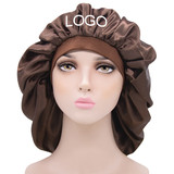 TOPTIE Custom Extra Large Luxurious Silky Satin Bonnet Sleep Cap Night Hat Head Cover Headwrap for Natural Curly Hair Long Hair