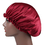 TOPTIE Silky Sleep Bonnet Cap Head Cover for Natural Curly Hair, 12 inches