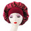 TOPTIE Custom Printing Satin Silky Bonnet Satin Cap Womens Headwrap with Wide Headband