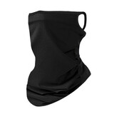 TOPTIE Two Tone Mesh Cooling Face Cover Neck Gaiter with Ear Loops, Breathable Cycling Motorcycle Outdoor Balaclava Bandana