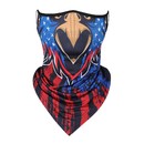 TOPTIE Stylish Mesh Cooling Face Cover Neck Gaiter with Ear Loops,Outdoor Balaclava Bandana Cycling Motorcycle Mask