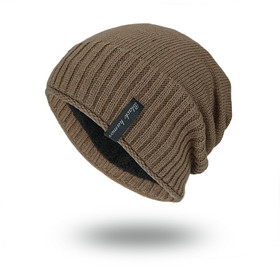 TOPTIE Winter Warm Fleece Lined Slouchy Beanie for Men, Ski Hip-Hop Knit Beanie Hat
