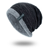 TOPTIE Mens Slouchy Knit Beanie Hat Fleece Lined Winter Warm Thermal Ski Beanie Hat for Men