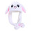 TOPTIE Ear Moving Jumping Hat Funny Role Play Ghost Pumpkin Rabbit Plush Hat Cosplay Christmas Party Holiday Hat