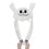TOPTIE Ear Moving Jumping Hat Funny Role Play Ghost Pumpkin Rabbit Plush Hat Cosplay Christmas Party Holiday Hat