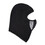TOPTIE Black Cotton Balaclava Breathable Mesh Front Windproof Full Face Ski Balaclava Motorcycle Helmet Liner