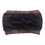 TOPTIE Fleece Lined Fuzzy Chunky Tail Beanie Cable Knit Headband Ponytail Beanie Hat
