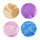 TOPTIE 4 Pcs Shower Hair Caps Reusable and Elastic Band Shower Bonnets Double Layers Hair Caps for Women